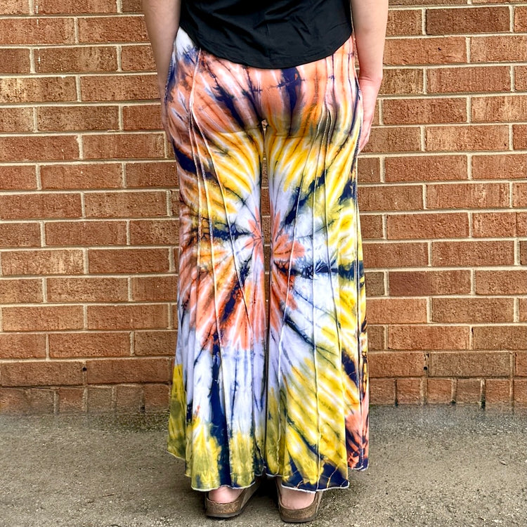 Sunny Tie Dye Flared Yoga Pants