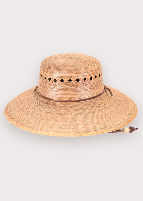 Rockport Lattice Woven Palm Hat