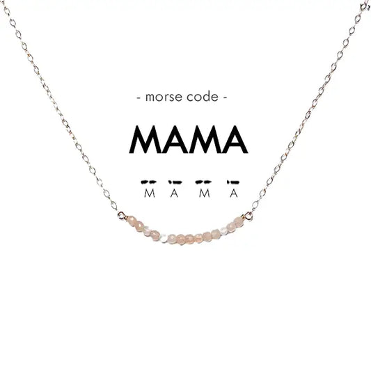 Morse Code Mama Necklace