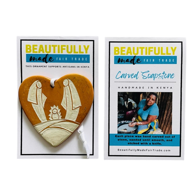 Soapstone Nativity Ornaments