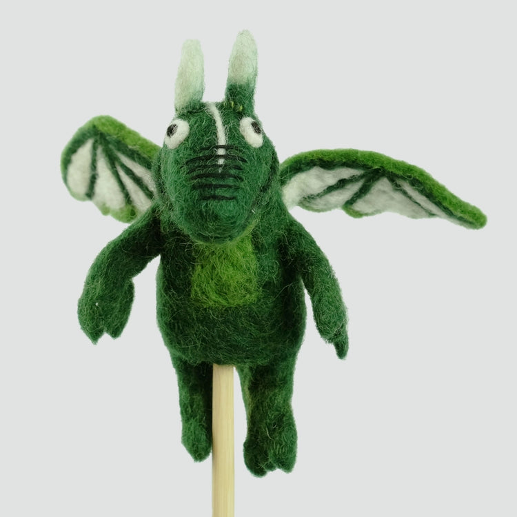 Felt Dragon Finger Puppet