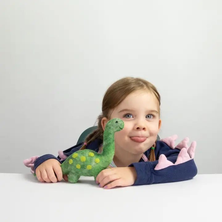 Felted Dinosaur Stuffed Animal