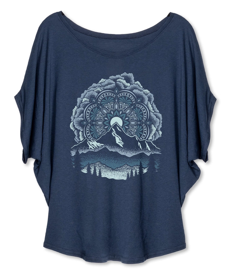Summit Solstice Mandala Dolman Top