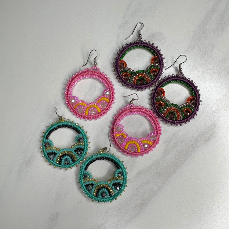 Crystal Hoops