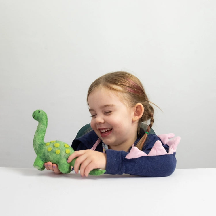 Felted Dinosaur Stuffed Animal