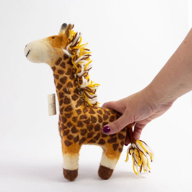 Large Felt Giraffe