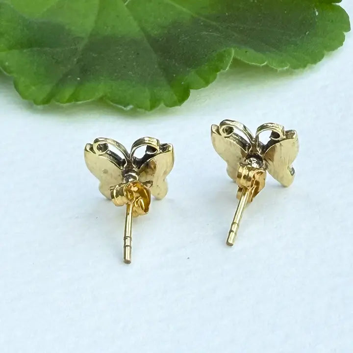 Abalone Butterfly Studs