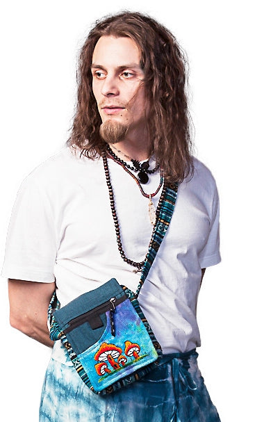 Small Teal Alice Crossbody Bag