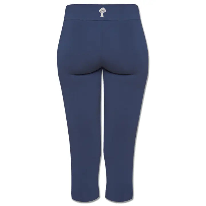 Mini Mushroom Organic Cropped Leggings
