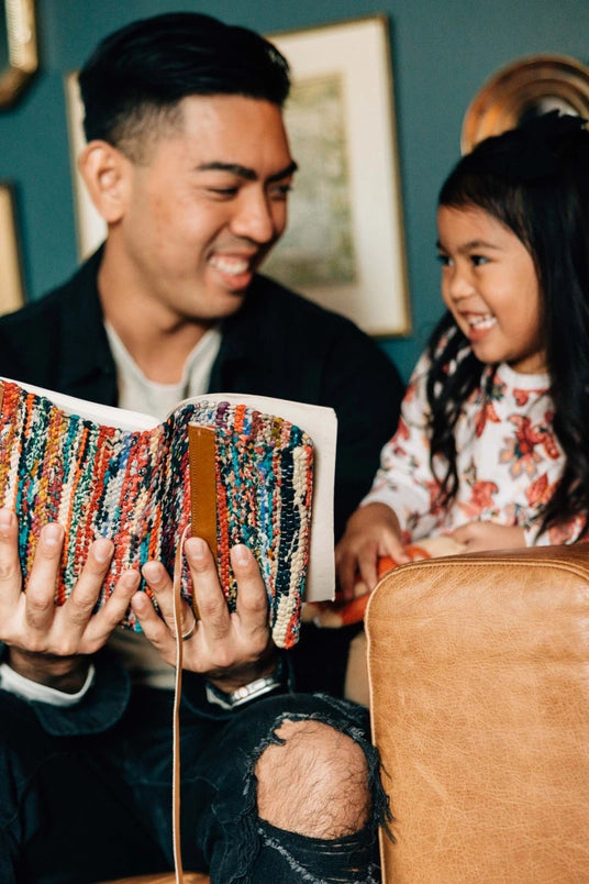 Sari and Leather Travel Journal