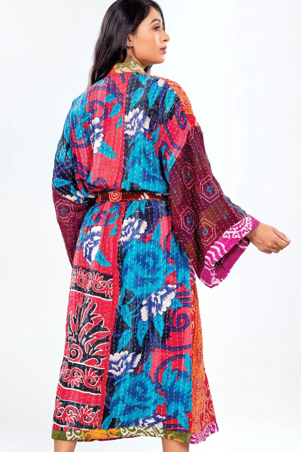 Kantha Patchwork Robe