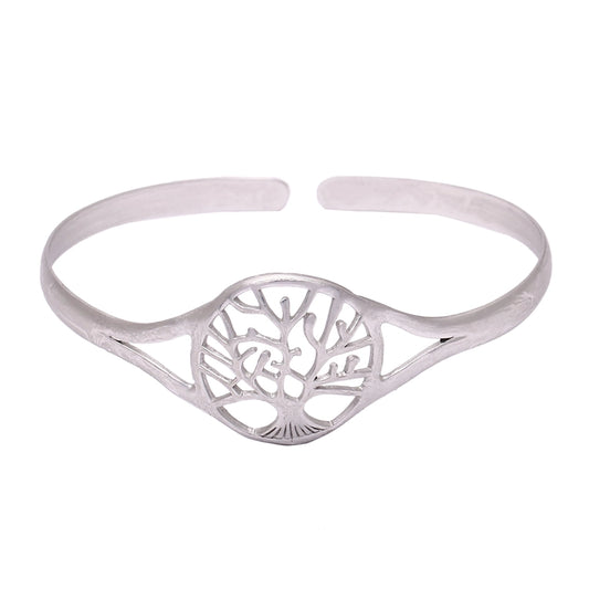 Tree of Life Silver-Plated Bracelet