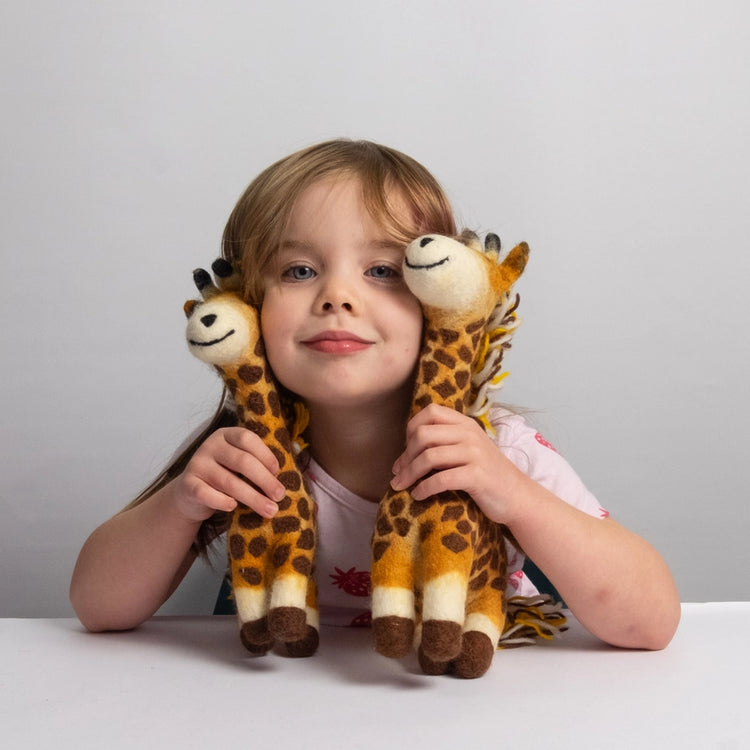 Large Felt Giraffe