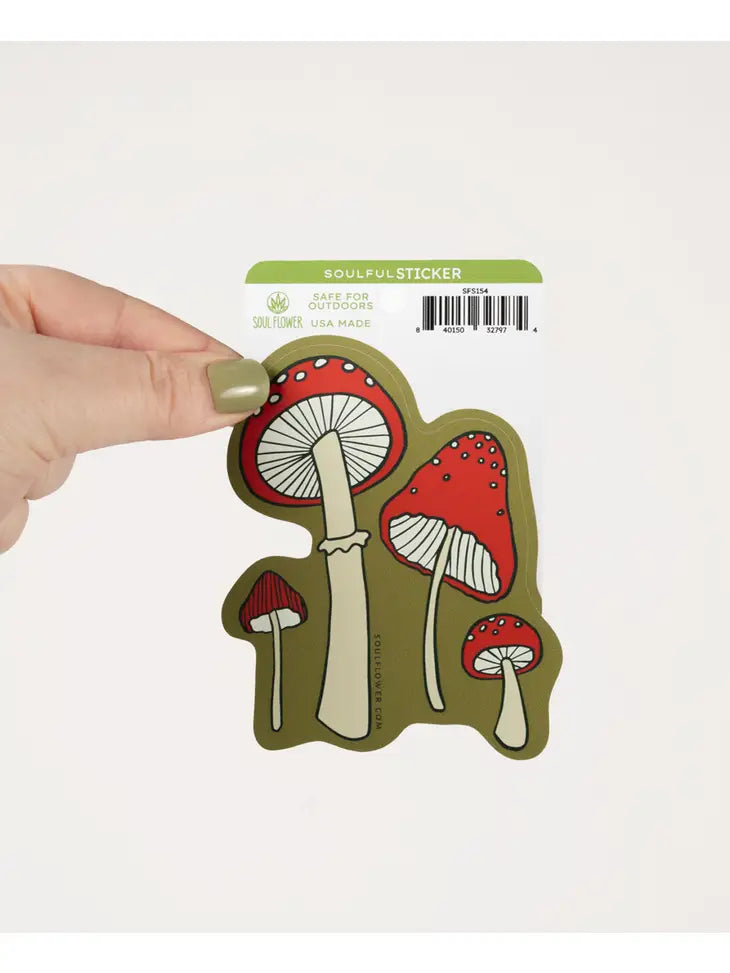 Red Mushroom Sticker