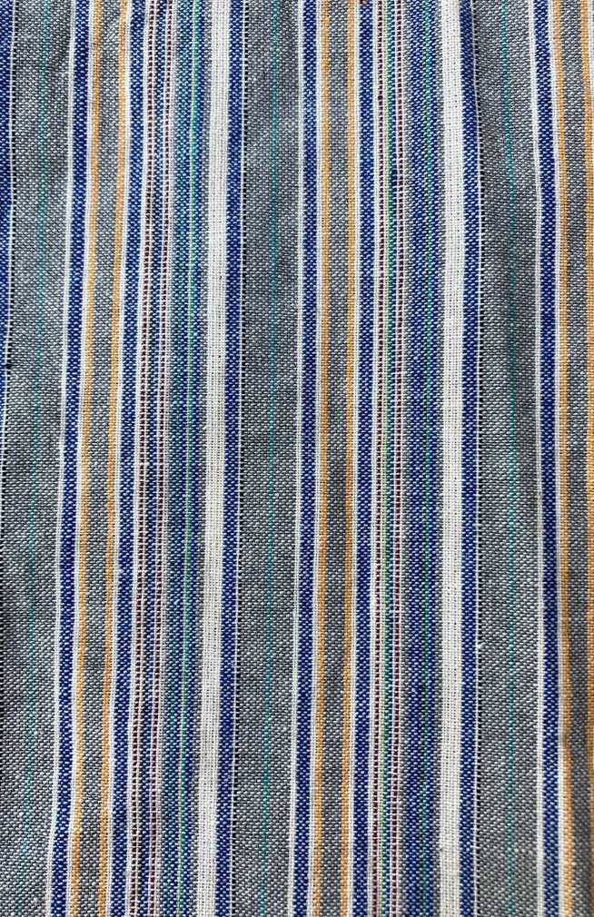 Striped Cotton Pocket Skirt