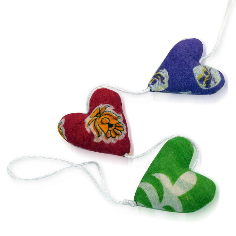 Kantha Heart Garland