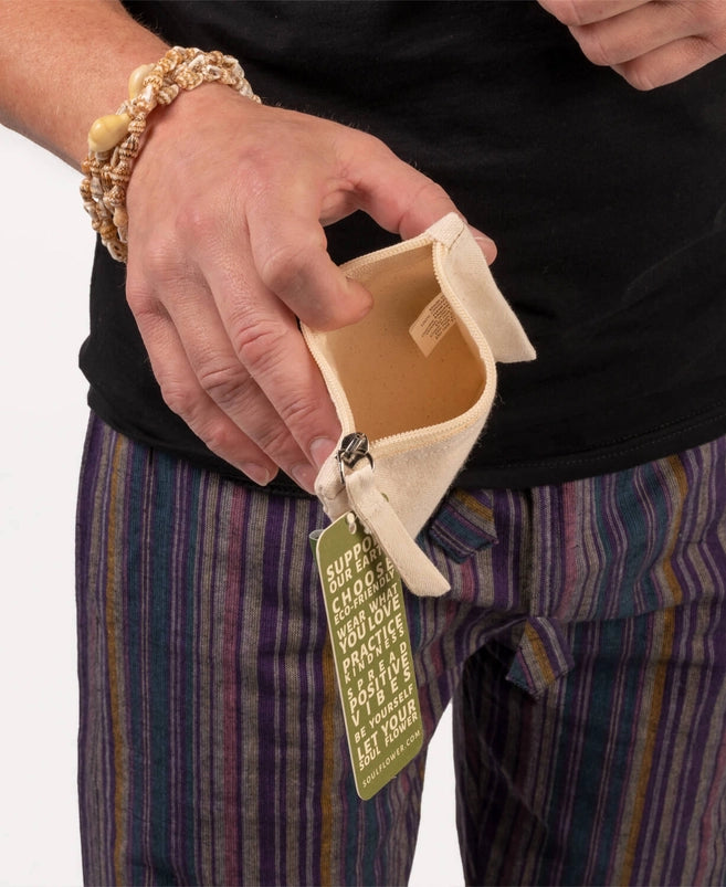 Hippie Small Zipper Pouch