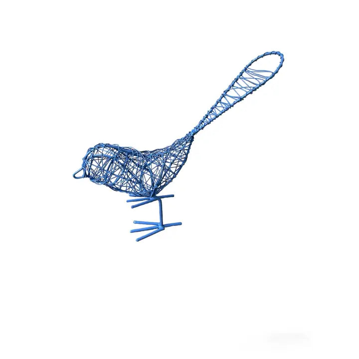 Upcycled Metal Wire Bird