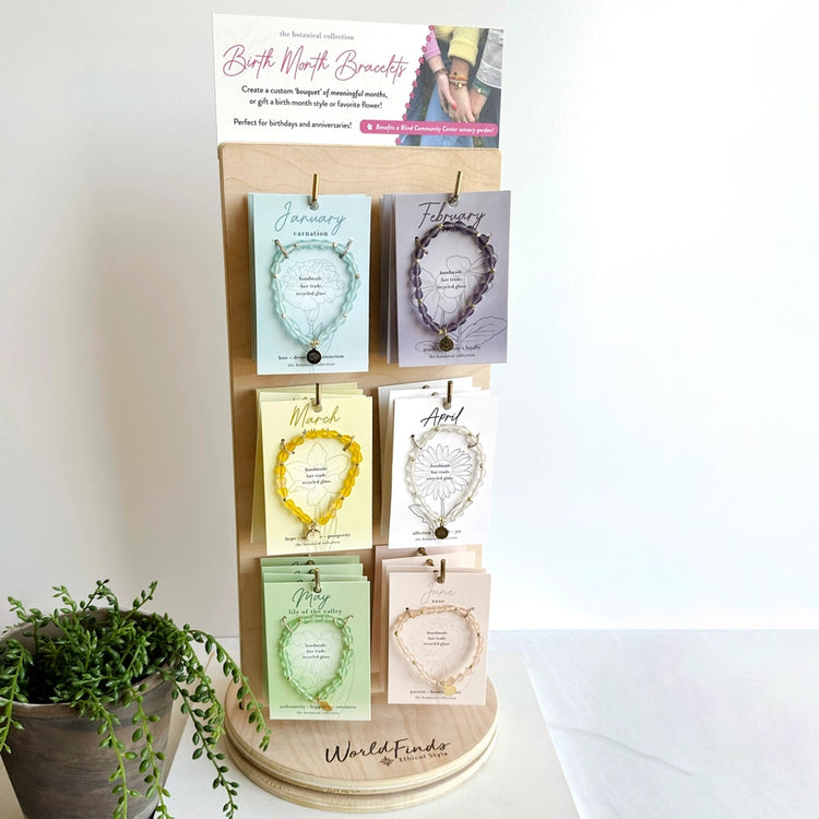 Birth Month Botanical Bracelets