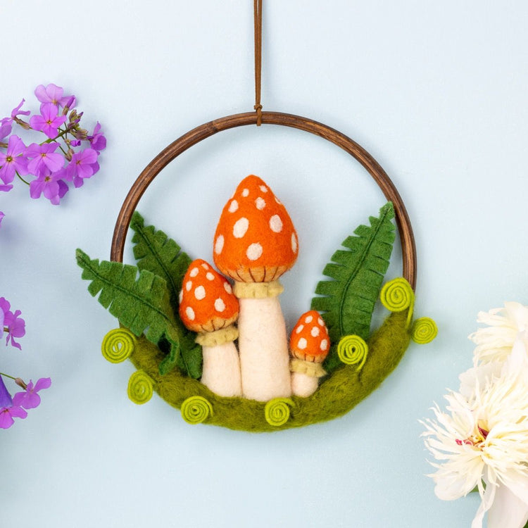 Orange Bonnet Forest Ring