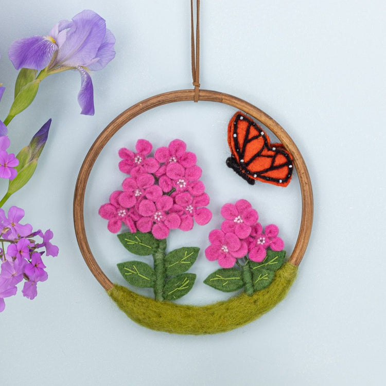 Milkweed Flower Ring Wreath