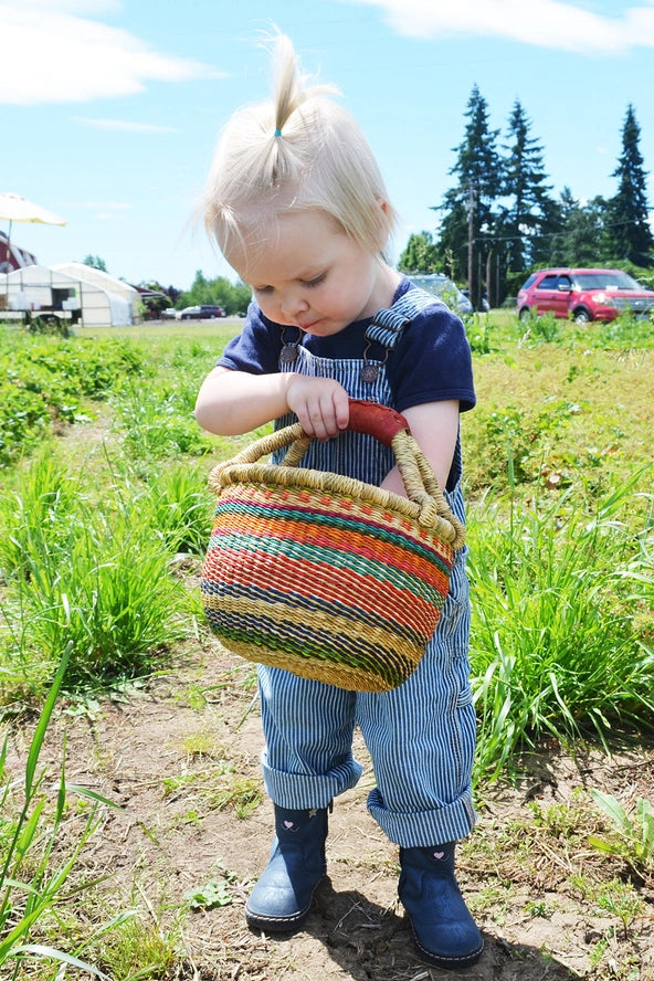 Baby Ghanaian Bolga Shopper Basket