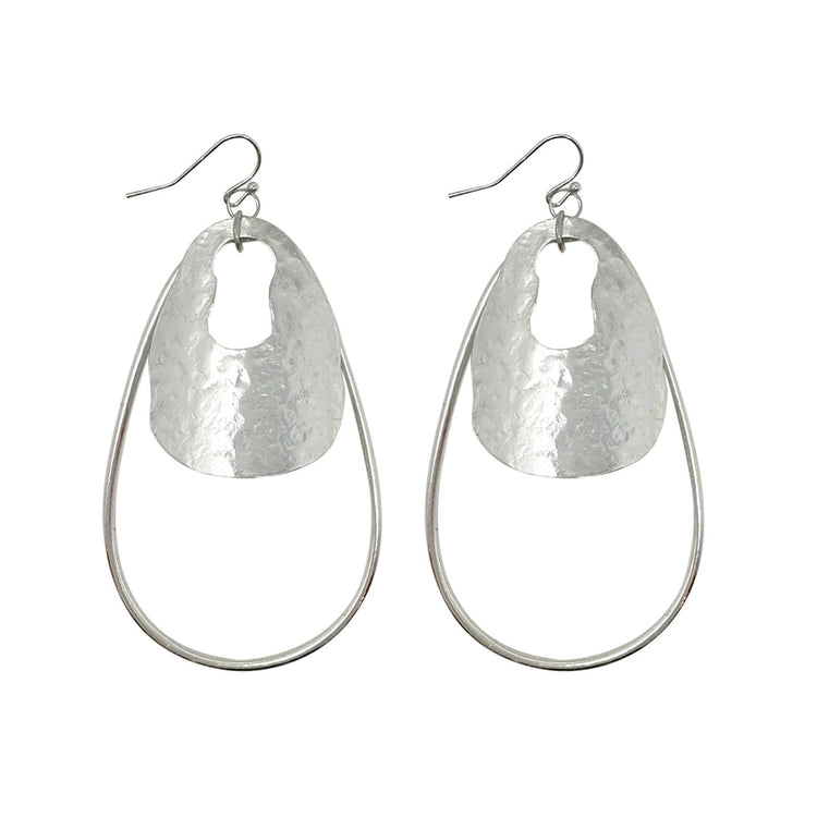 Enfolded Teardrop Earrings