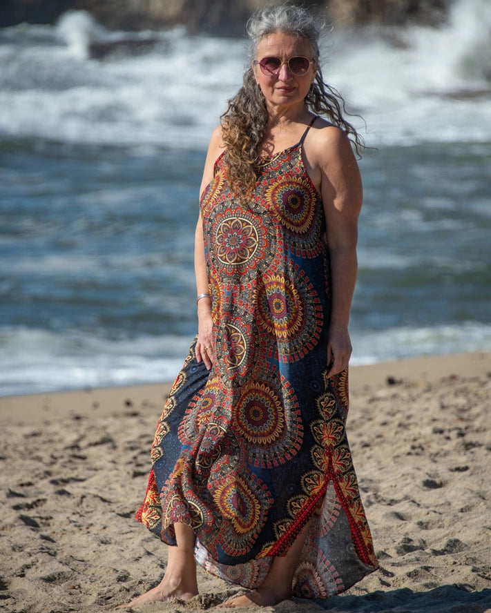 Shiva Mandala Maxi Dress