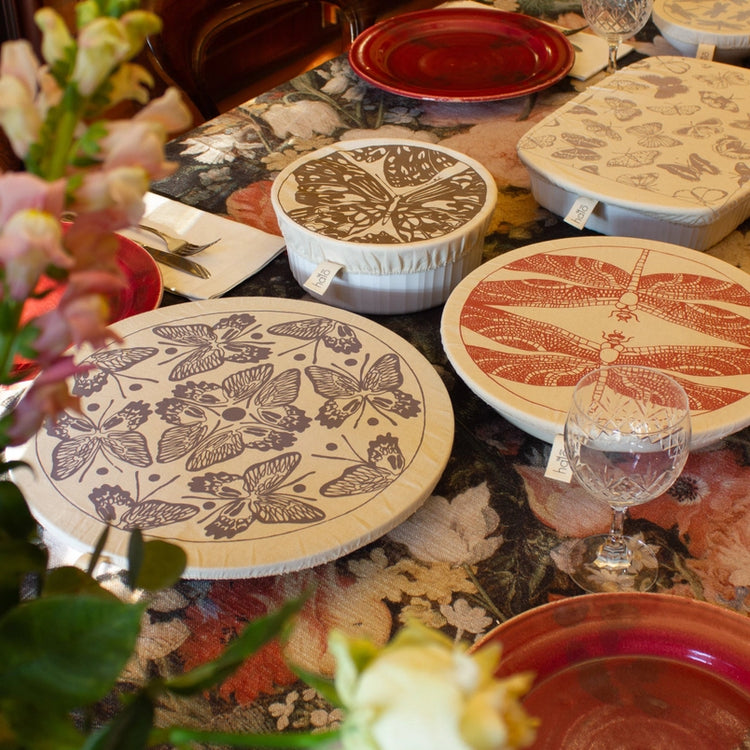 Butterfly Dish Covers- Large Set of 3