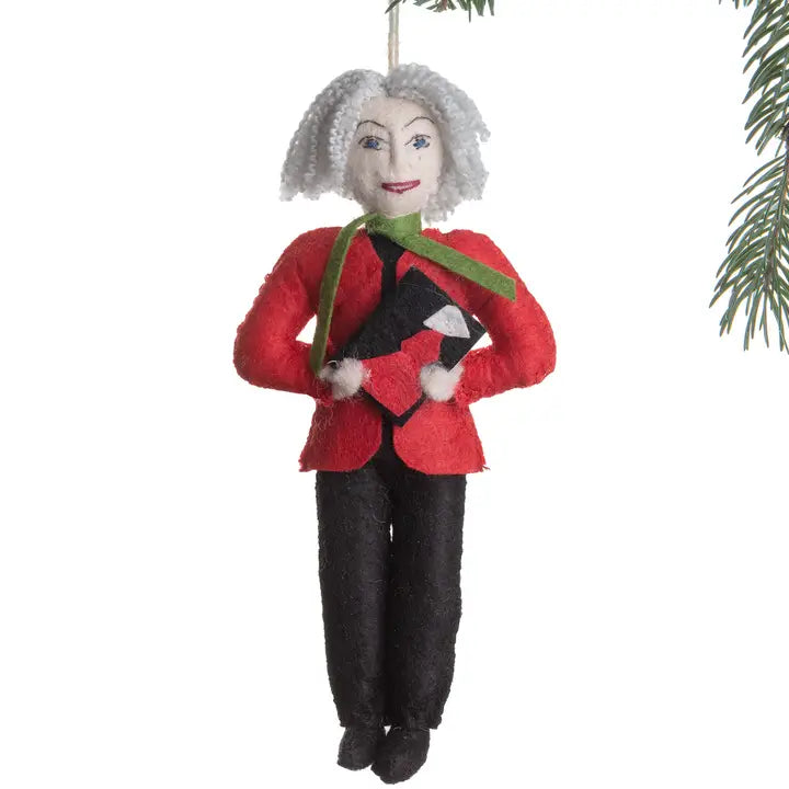Margaret Atwood Felt Ornament