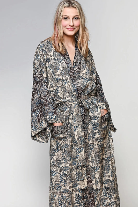 Kalamkari Kimono Robe