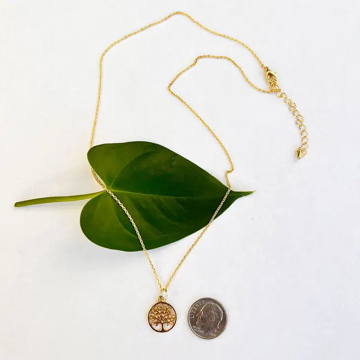 Brass Tree Of Life Necklace