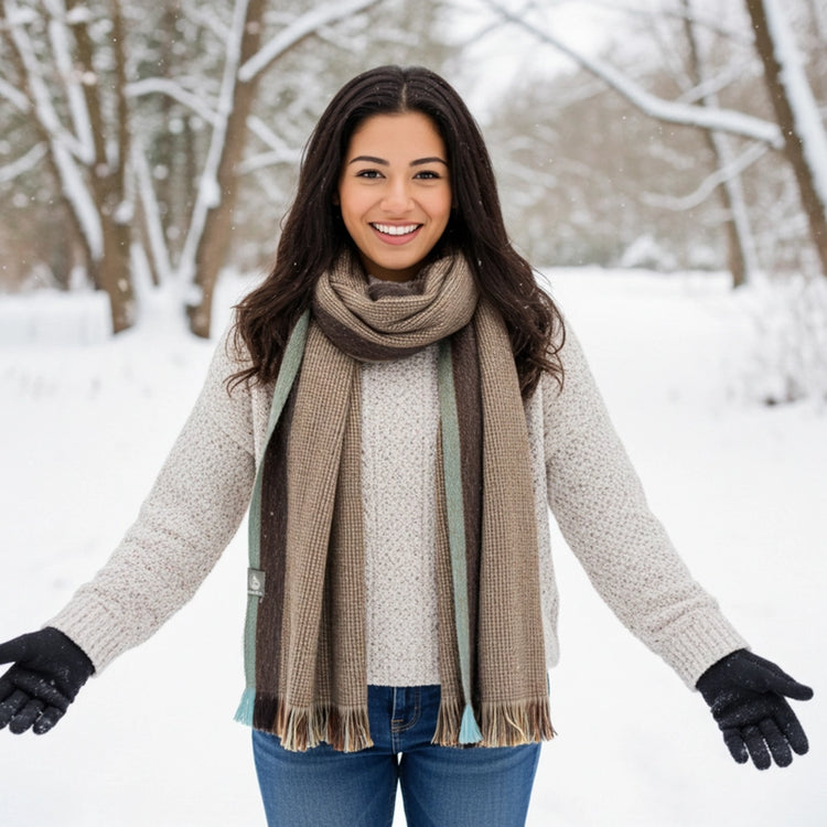 Fern Spark Alpaca Scarf