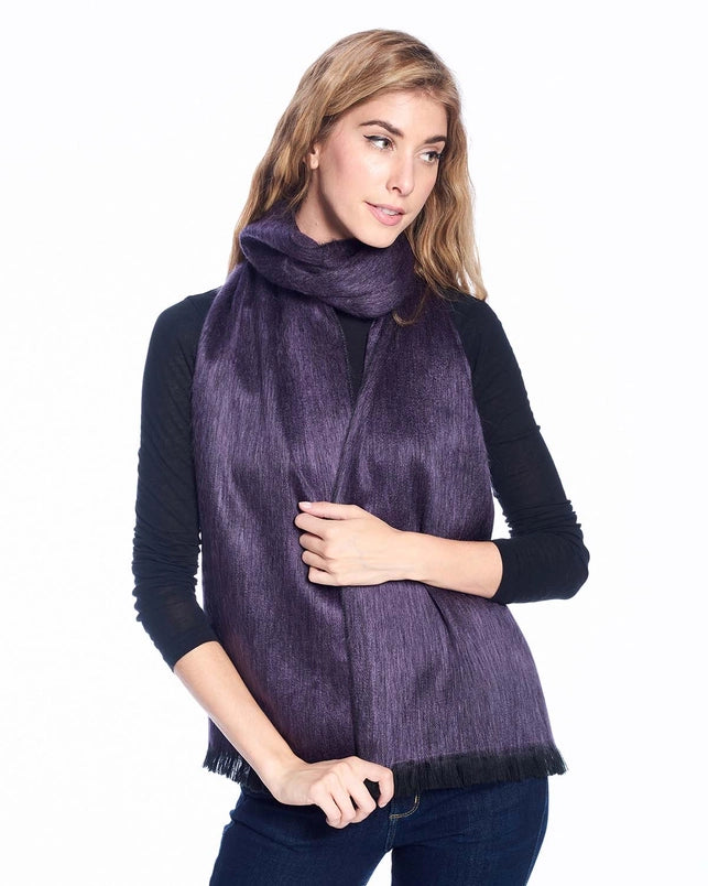 Alpaca Scarf - Decadent Plum