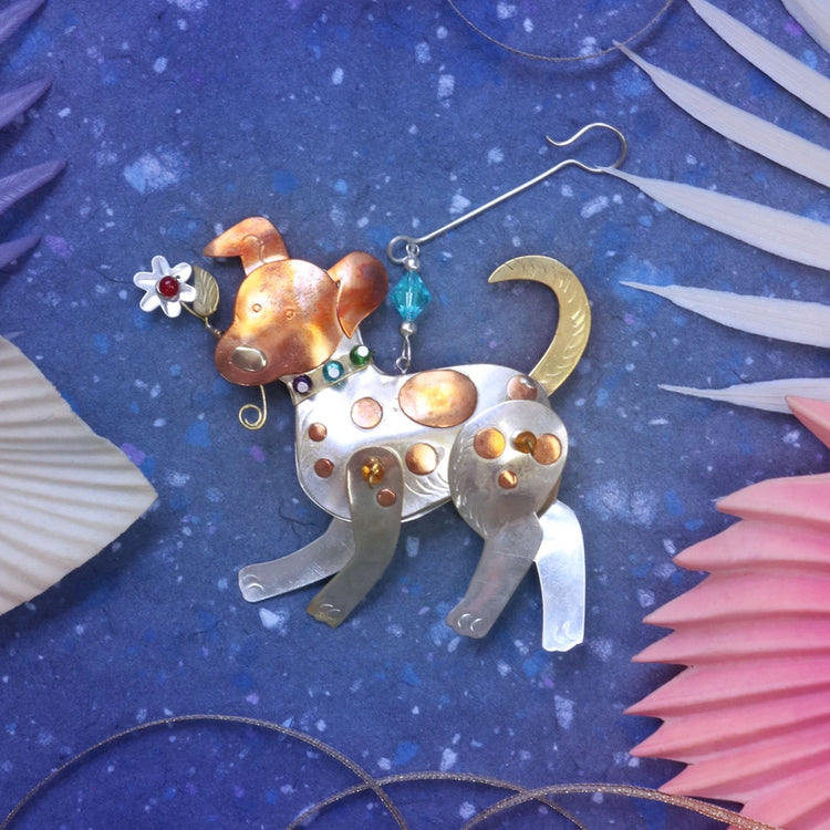 Poppy Dog Ornament