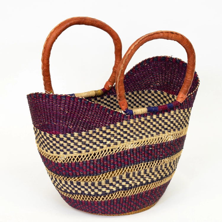 Bolga African Market Shopper Basket