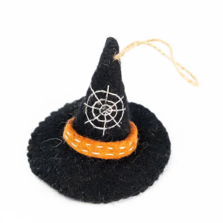 Felt Witch Hat Ornaments