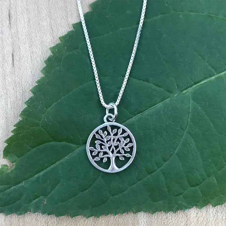 Sterling Silver Tree of Life Necklace – Lucia's World Emporium