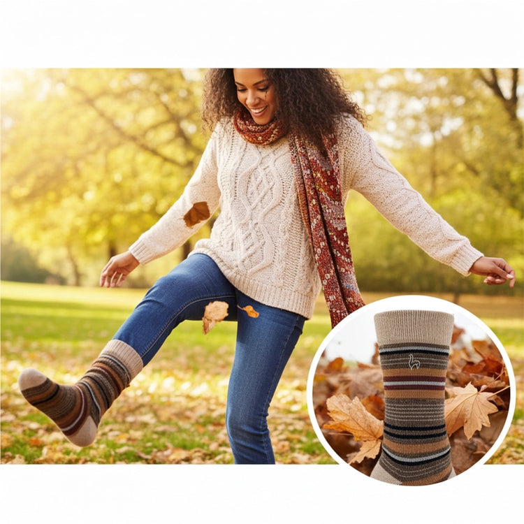 Striped Tierra Alpaca Socks