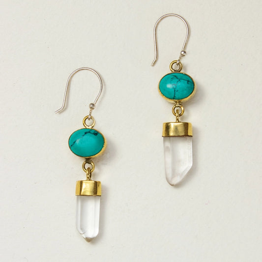 Tranquil & Clear Earring