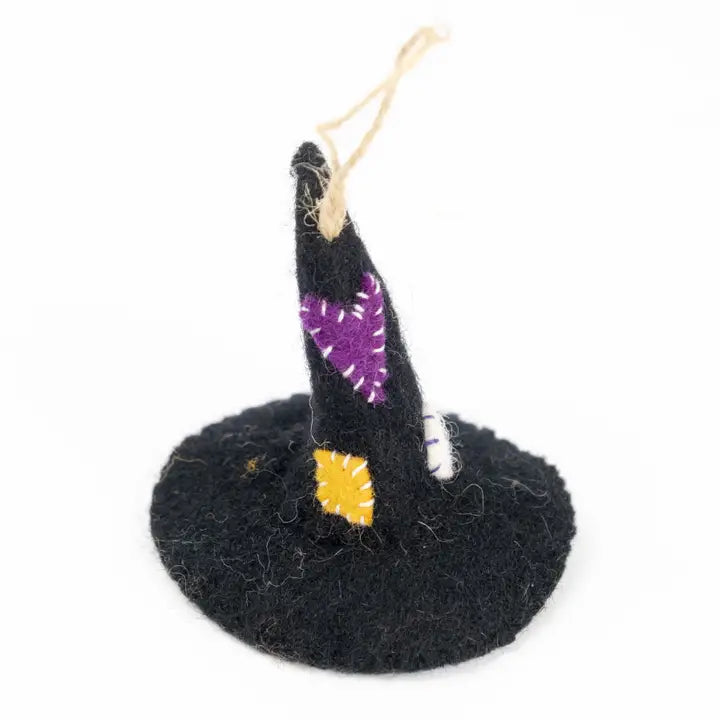 Felt Witch Hat Ornaments