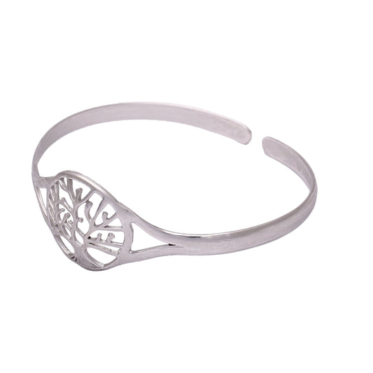 Tree of Life Silver-Plated Bracelet