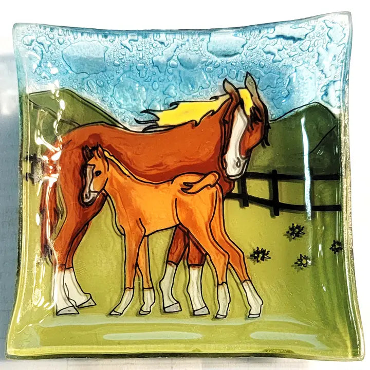 Horse Family Dish