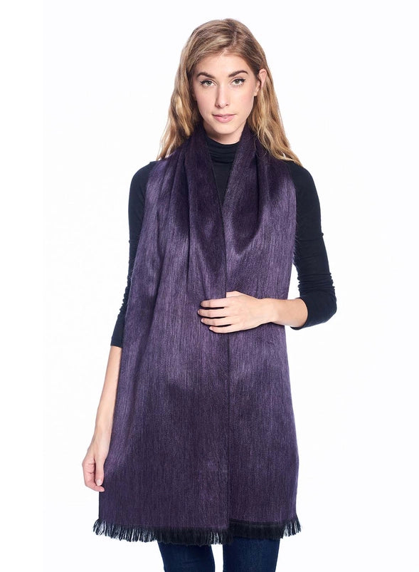 Alpaca Scarf - Decadent Plum