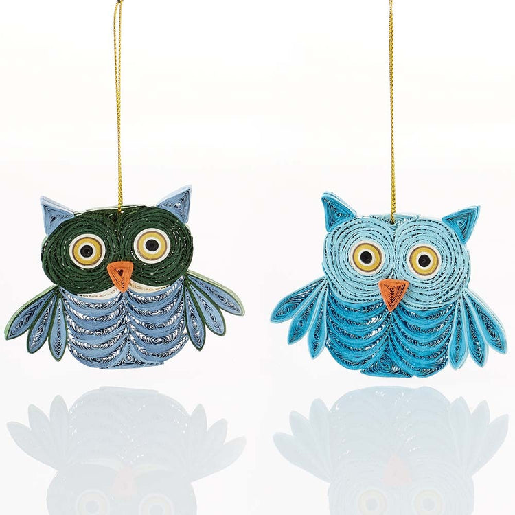Quilled Owl Ornament