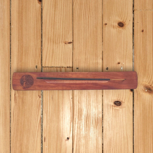 Tree of Life Wooden Incense Holder