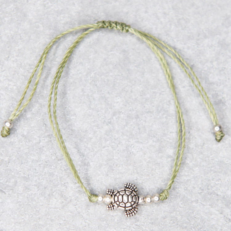 Turtle String Charm Bracelet