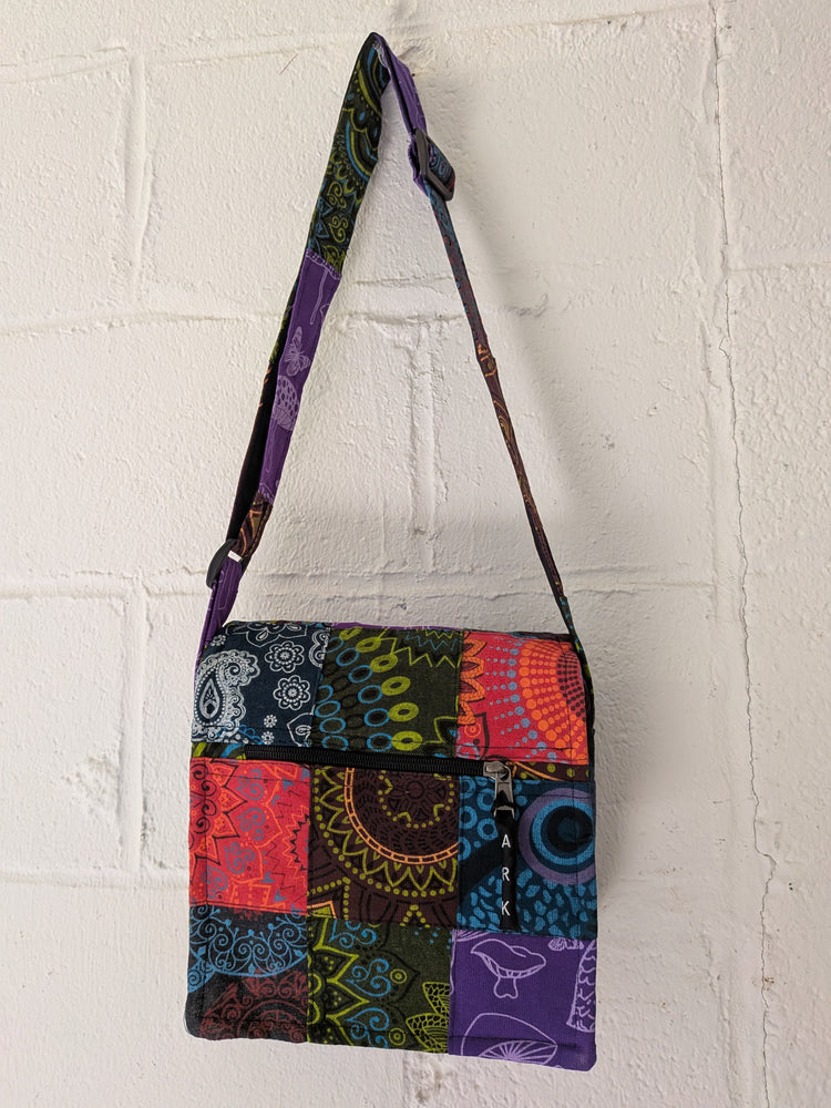 Petite Patch Shoulder Purse: Patchwork
