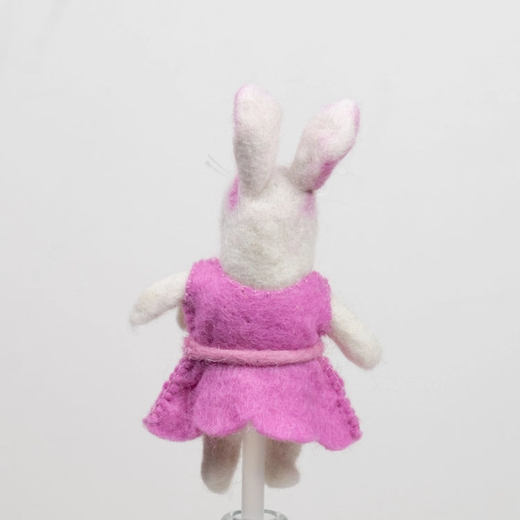 Felt Bunny Finger Puppet