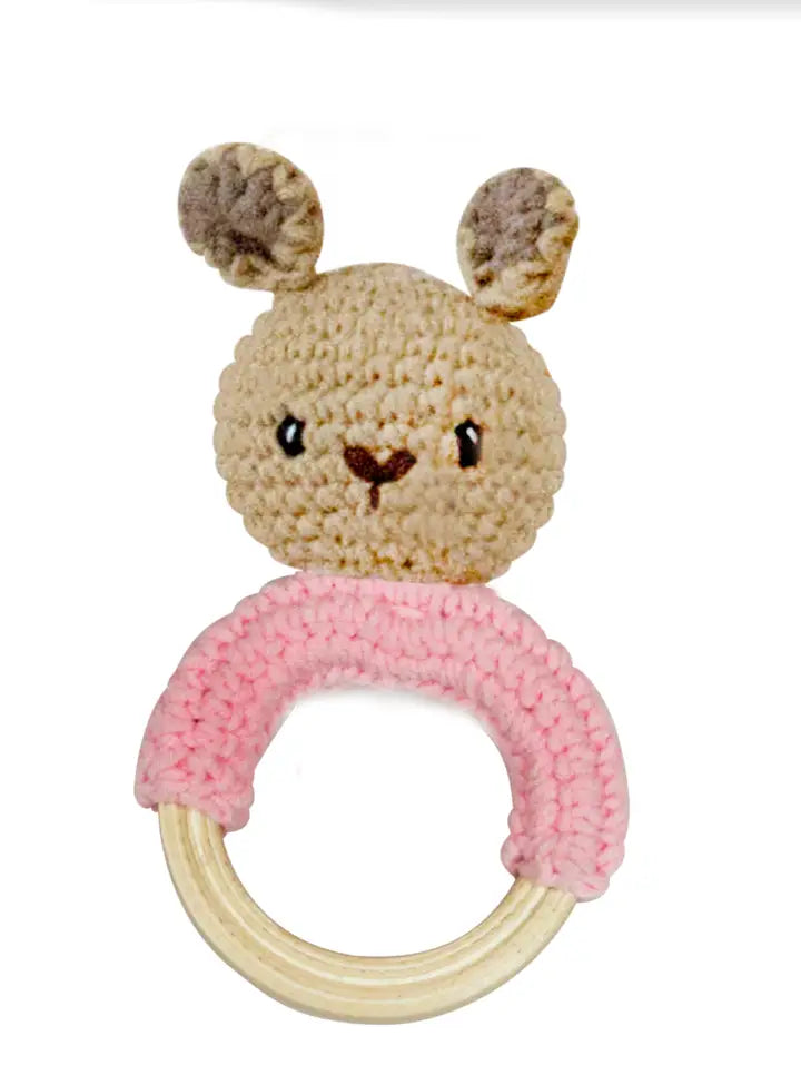 Knit Bear Rattle